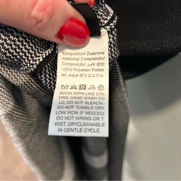 Women’s SHEIN Black & White Maxi Tie Neck Bodycon Dress L - Picture 6 of 15